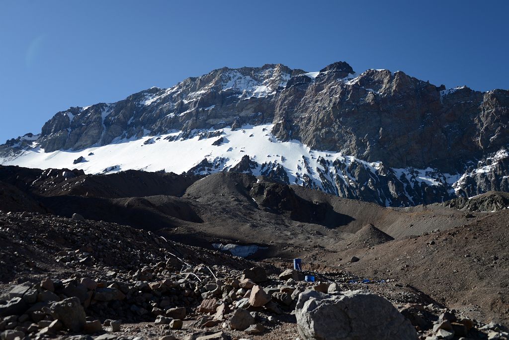 11 Cerro Ameghino Late Afternoon From Aconcagua Plaza Argentina Base Camp 4200m